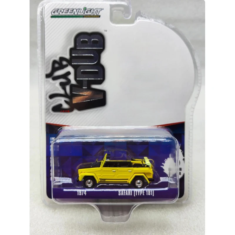 Литой под давлением Greenlight, масштаб 1:64, VW Safari T181, внедорожник, модель автомобиля из сплава, классическая коллекция для взрослых, демонстрационная игрушка
Литой под давлением Greenlight, масштаб 1:64, VW Safari T181, внедорожник, модель автомобиля из сплава, классическая коллекция для взрослых, демонстрационная игрушка