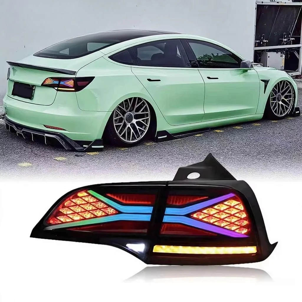 Motion for Tesla Model 3 Model Y Led Tail Lights Rear Lamp 2018-2023 Auto Tail Lamp Assembly
Motion for Tesla Model 3 Model Y Led Tail Lights Rear Lamp 2018-2023 Auto Tail Lamp Assembly