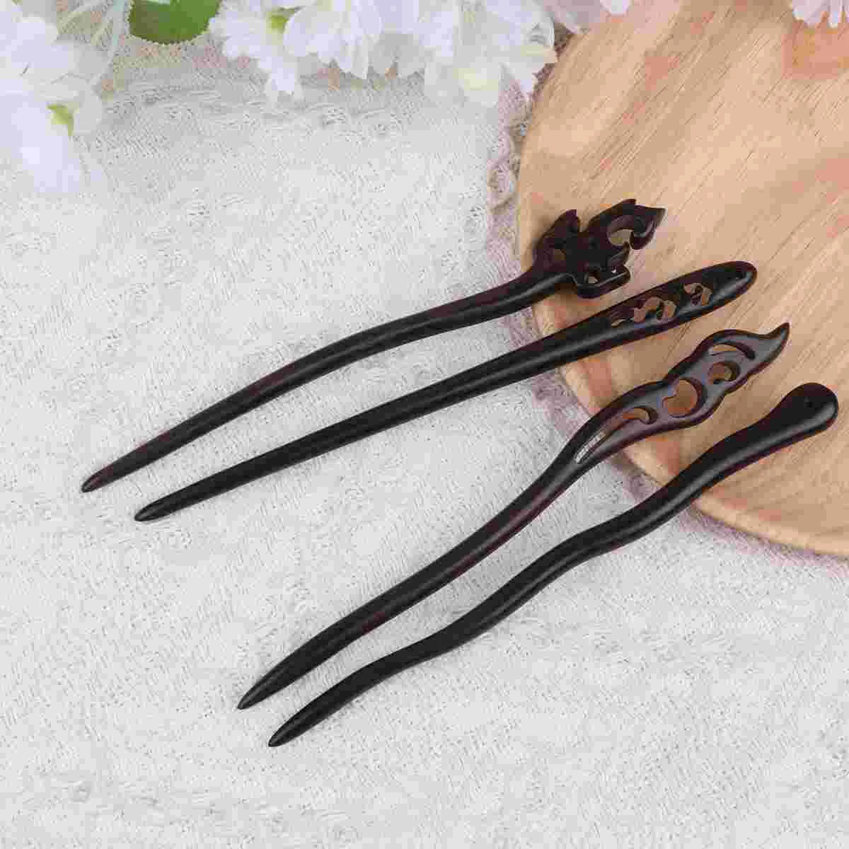 4PCS Green Sandalwood Hairpin Vintage Clip Women Traditional Chinese Style Wood Barrettes Stick Retro Hair Accessories
4PCS Green Sandalwood Hairpin Vintage Clip Women Traditional Chinese Style Wood Barrettes Stick Retro Hair Accessories