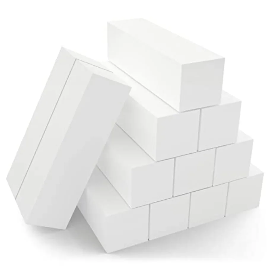 12-Pack, Nail Buffer Blocks for Natural and Acrylic Nails, 4 Sided, Medium Grit White
12-Pack, Nail Buffer Blocks for Natural and Acrylic Nails, 4 Sided, Medium Grit White