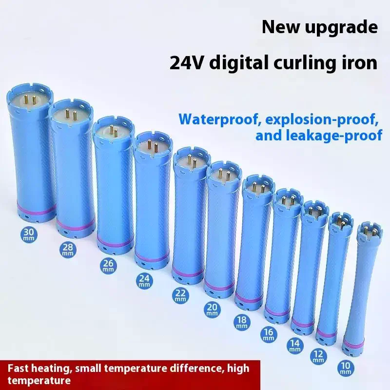 Tool Digital 110mm 24V Hair Hot Perm Rods Electric Heated Curlers Bars Rollers Wavy Salon Barber Curling Spiral Styling
Tool Digital 110mm 24V Hair Hot Perm Rods Electric Heated Curlers Bars Rollers Wavy Salon Barber Curling Spiral Styling
