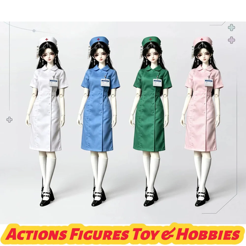 【Only Clothes】1/6 1/4 1/3 BJD Doll Gentle Nurse Uniform Suit Dress + Hat + Work Badge Accessories Model DIY
【Only Clothes】1/6 1/4 1/3 BJD Doll Gentle Nurse Uniform Suit Dress + Hat + Work Badge Accessories Model DIY