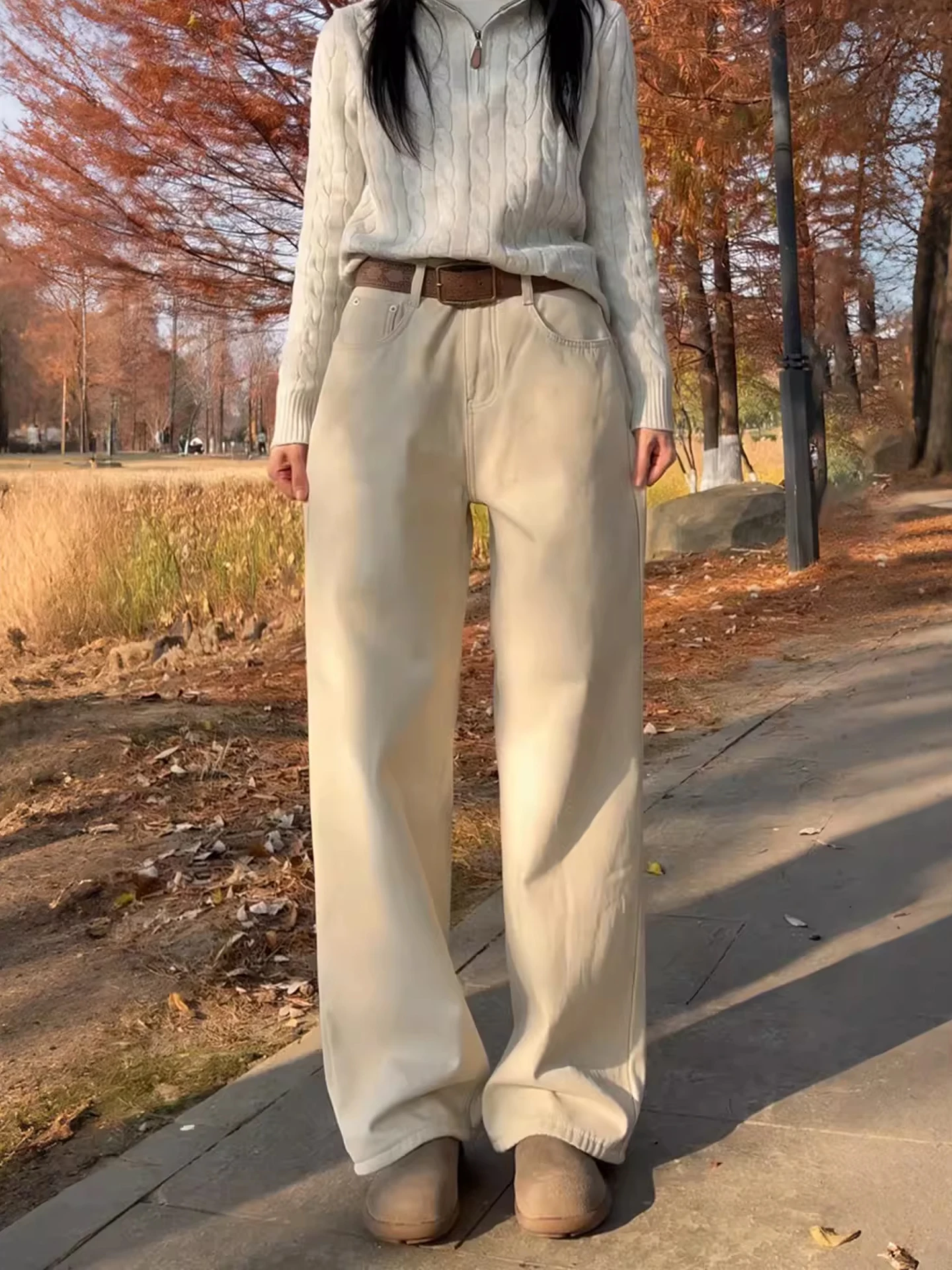 American Sle Cleanfit Men's Wide Leg Jeans Straight Tube Loose Fit Winter Long Pants Youth Casual Wear Resistant Denim
American Sle Cleanfit Men's Wide Leg Jeans Straight Tube Loose Fit Winter Long Pants Youth Casual Wear Resistant Denim