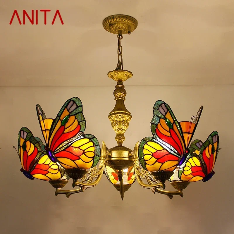ANITA Butterfly Chandelier Luxury Art Living Room Restaurant Bedroom Villa Hotel Cafe Bar KTV Club Color Glass Pendant Light
ANITA Butterfly Chandelier Luxury Art Living Room Restaurant Bedroom Villa Hotel Cafe Bar KTV Club Color Glass Pendant Light