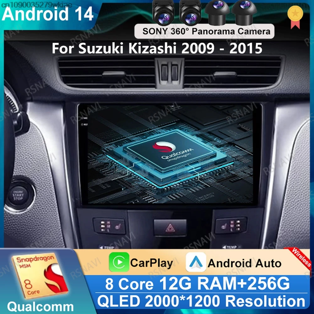 Andoird 14 Car Radio For Suzuki Kizashi 2009 - 2015 4G LTE DSP Viedo Player DVD Wireless Carplay Auto Navigation GPS Head Unit
Andoird 14 Car Radio For Suzuki Kizashi 2009 - 2015 4G LTE DSP Viedo Player DVD Wireless Carplay Auto Navigation GPS Head Unit