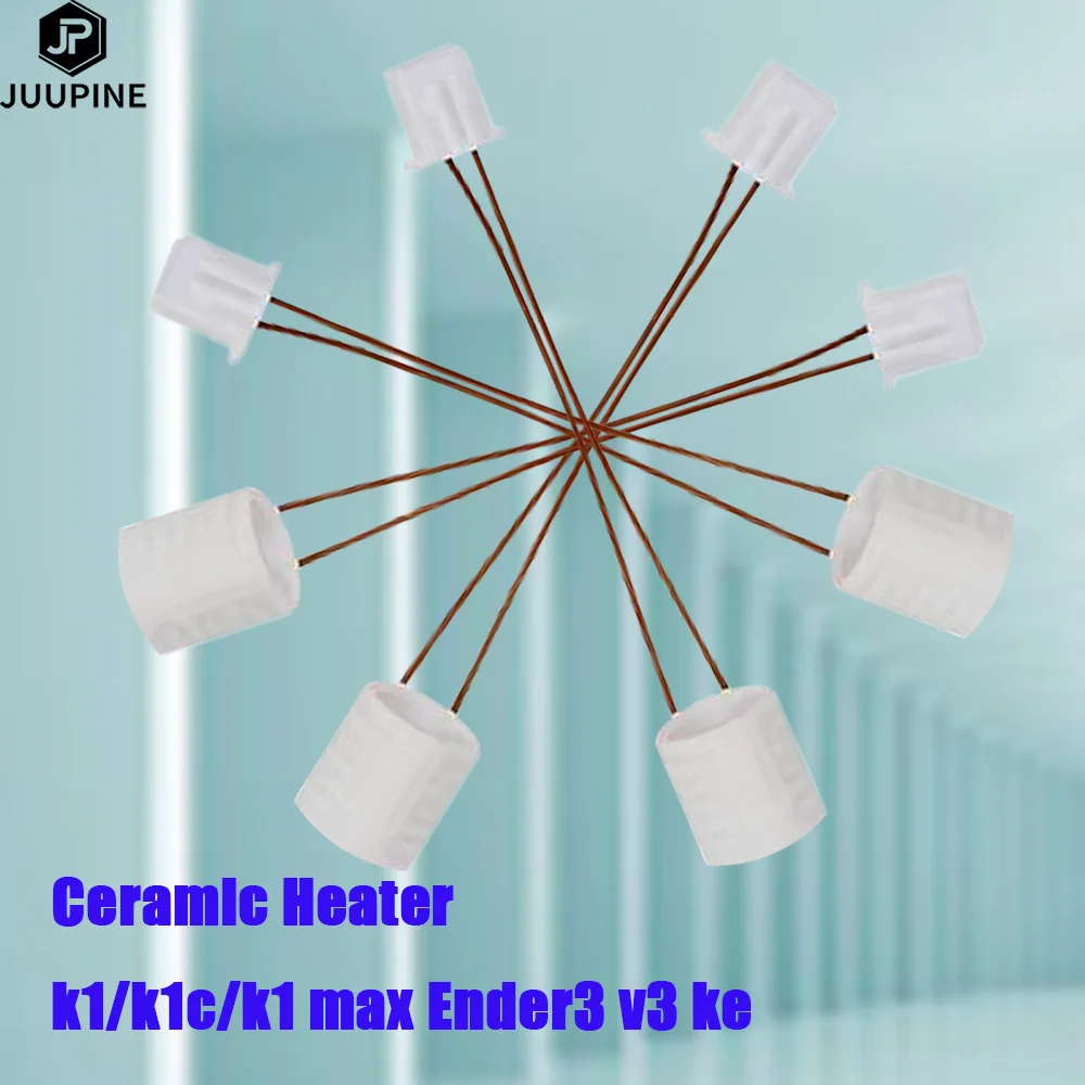 For Creality K1 //K1C/K1 MAX Ceramic Heating Tube Kit 300°C High Tem/Flow 600mm/s High-speed Printing 24V60W Heating Tube
For Creality K1 //K1C/K1 MAX Ceramic Heating Tube Kit 300°C High Tem/Flow 600mm/s High-speed Printing 24V60W Heating Tube
