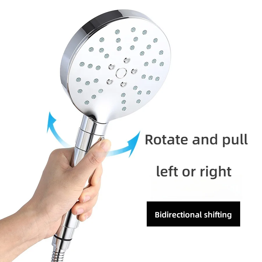 EU CE Certified Handheld Shower Head - 3 Spray Modes, Rotating Dial, Strong Water Flow, ABS Material for Bathroom
EU CE Certified Handheld Shower Head - 3 Spray Modes, Rotating Dial, Strong Water Flow, ABS Material for Bathroom