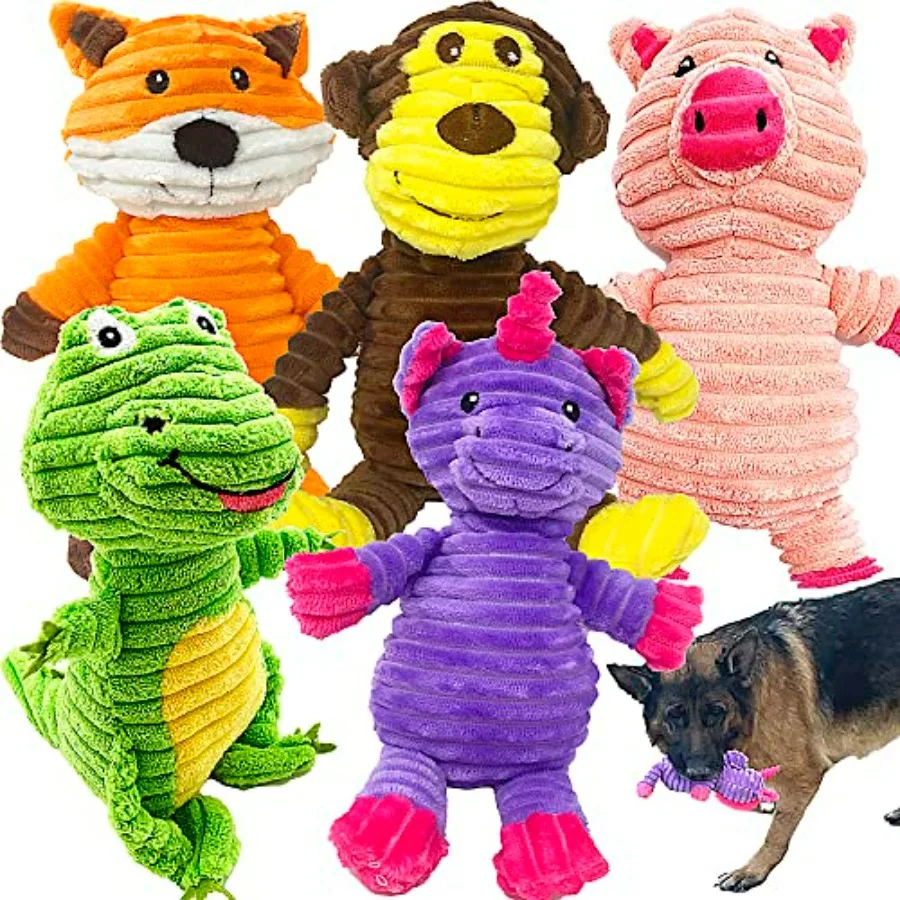 Plush Toys Assortment Value Bundle Puppy Pet Mutt Squeak Toy for Medium Large Dogs
Plush Toys Assortment Value Bundle Puppy Pet Mutt Squeak Toy for Medium Large Dogs