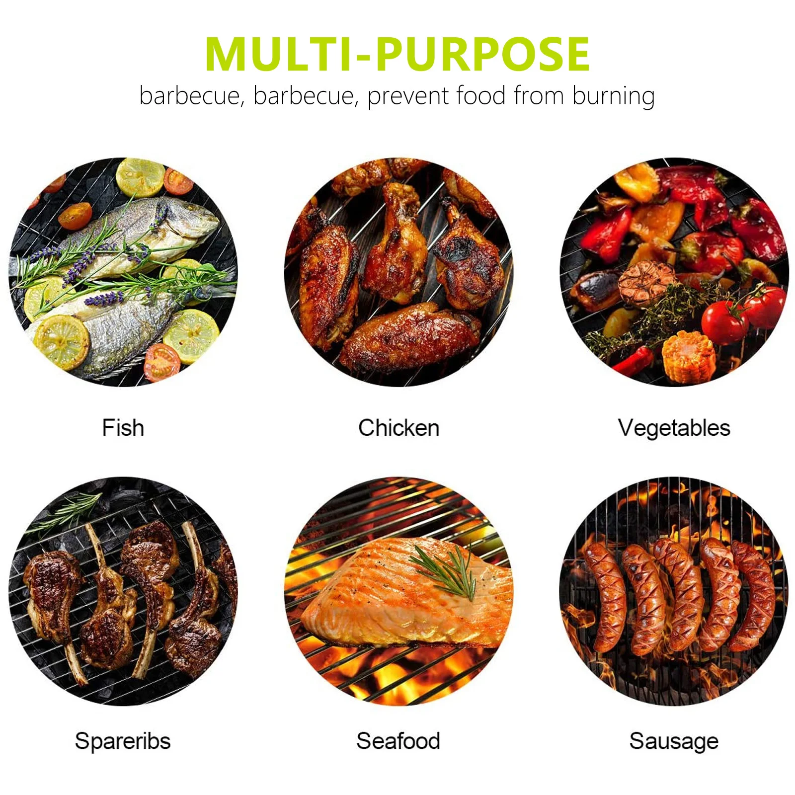 5Pcs Cooking Mat Set Non Stick Reusable Heat Resistant Baking Tray Liner Barbecue Grilling Mat Grilling Tray Liner
5Pcs Cooking Mat Set Non Stick Reusable Heat Resistant Baking Tray Liner Barbecue Grilling Mat Grilling Tray Liner