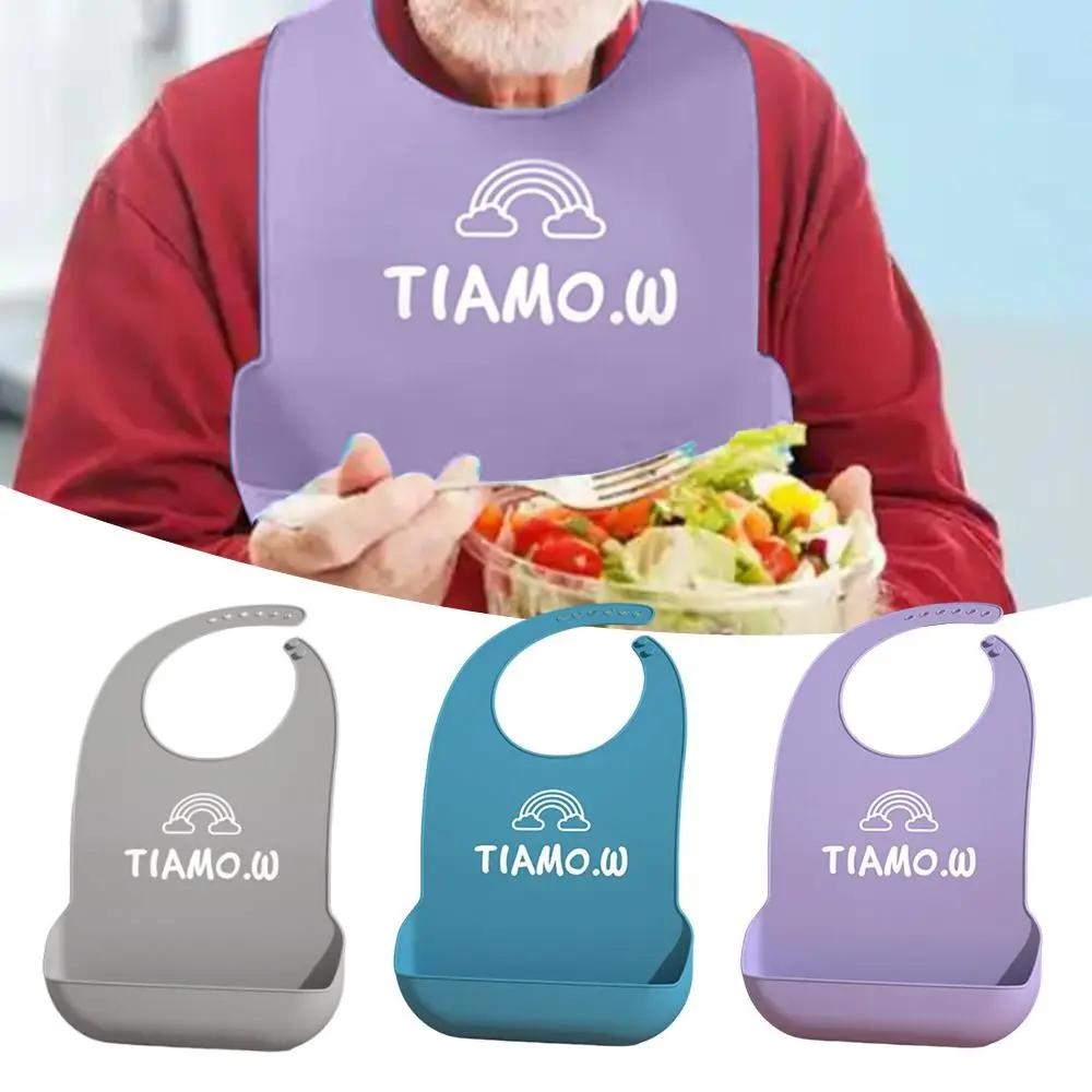 Прочный антимасляный силиконовый нагрудник для взрослых, водонепроницаемый, моющийся, для взрослых, пациентов, одежда для кормления, защита для еды для пожилых людей
Прочный антимасляный силиконовый нагрудник для взрослых, водонепроницаемый, моющийся, для взрослых, пациентов, одежда для кормления, защита для еды для пожилых людей