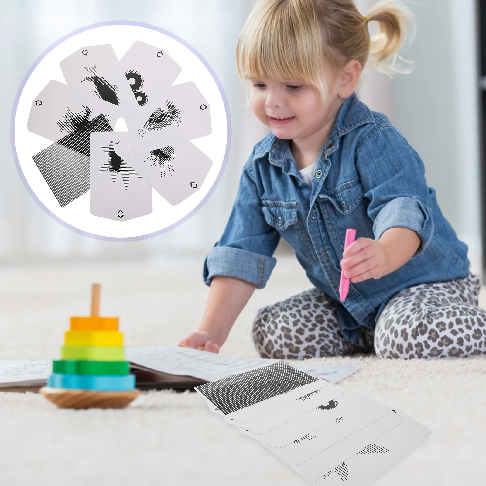 Raster Animation Handmade Easily Carried Toy Kids Science Experiment Kit Smooth Plaything Optical Paper
Raster Animation Handmade Easily Carried Toy Kids Science Experiment Kit Smooth Plaything Optical Paper