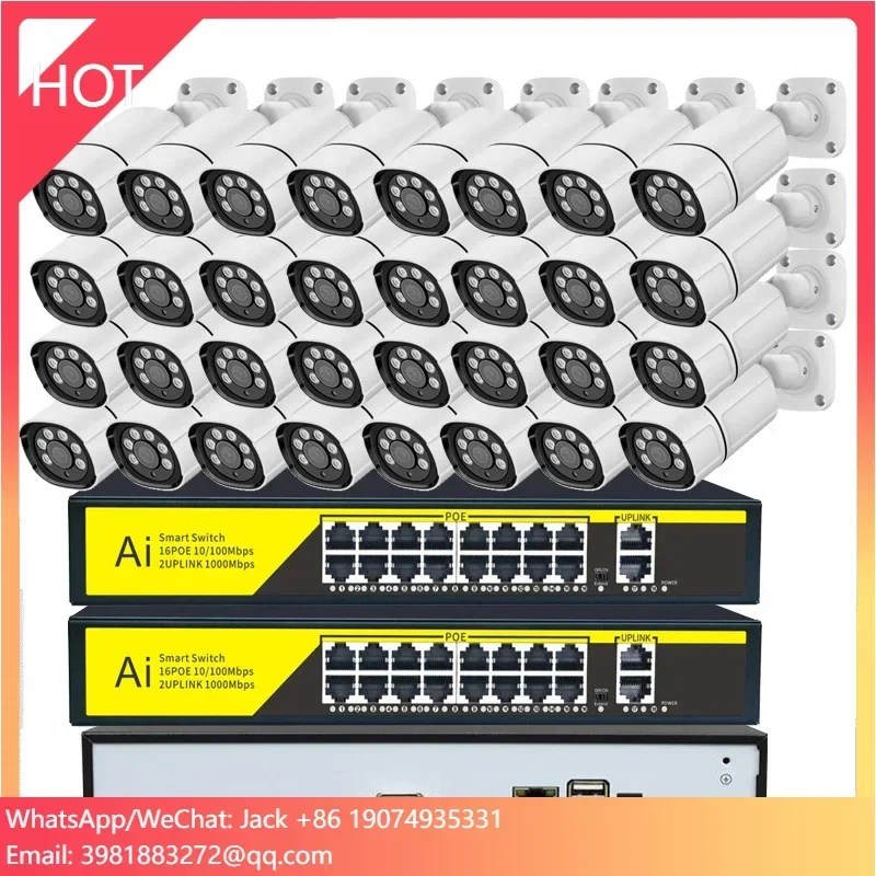 4mp 5mp 8mp 32ch POE CCTV Camera H.265 2k 4k 32 Channel Ai Smart Hd Ip POE Camera Nvr Kit Home Security Cctv Camera System
4mp 5mp 8mp 32ch POE CCTV Camera H.265 2k 4k 32 Channel Ai Smart Hd Ip POE Camera Nvr Kit Home Security Cctv Camera System