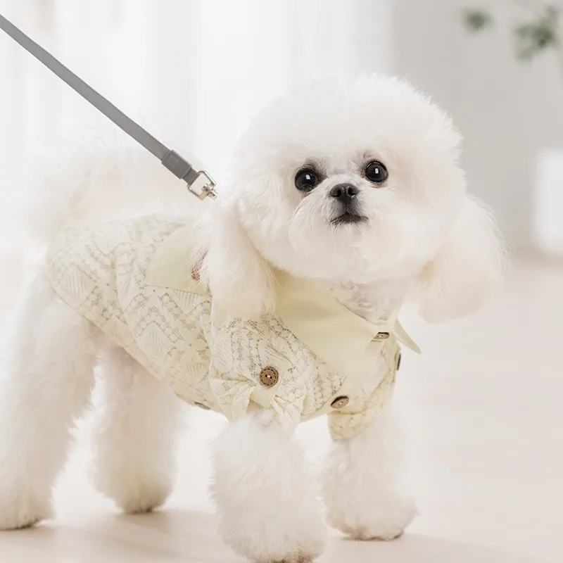 Polo Collar Pet Apparel Summer Dog Clothes Hollow Out Small and Medium Dog Vest Teddy Solid Color Two Legs Clothes
Polo Collar Pet Apparel Summer Dog Clothes Hollow Out Small and Medium Dog Vest Teddy Solid Color Two Legs Clothes