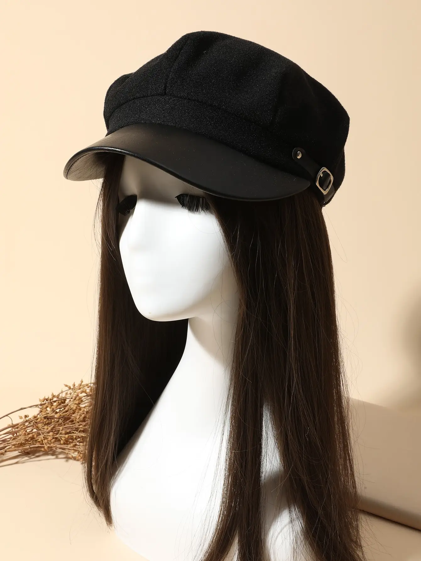 1pc Women Buckle Decor Baker Boy Cap
1pc Women Buckle Decor Baker Boy Cap