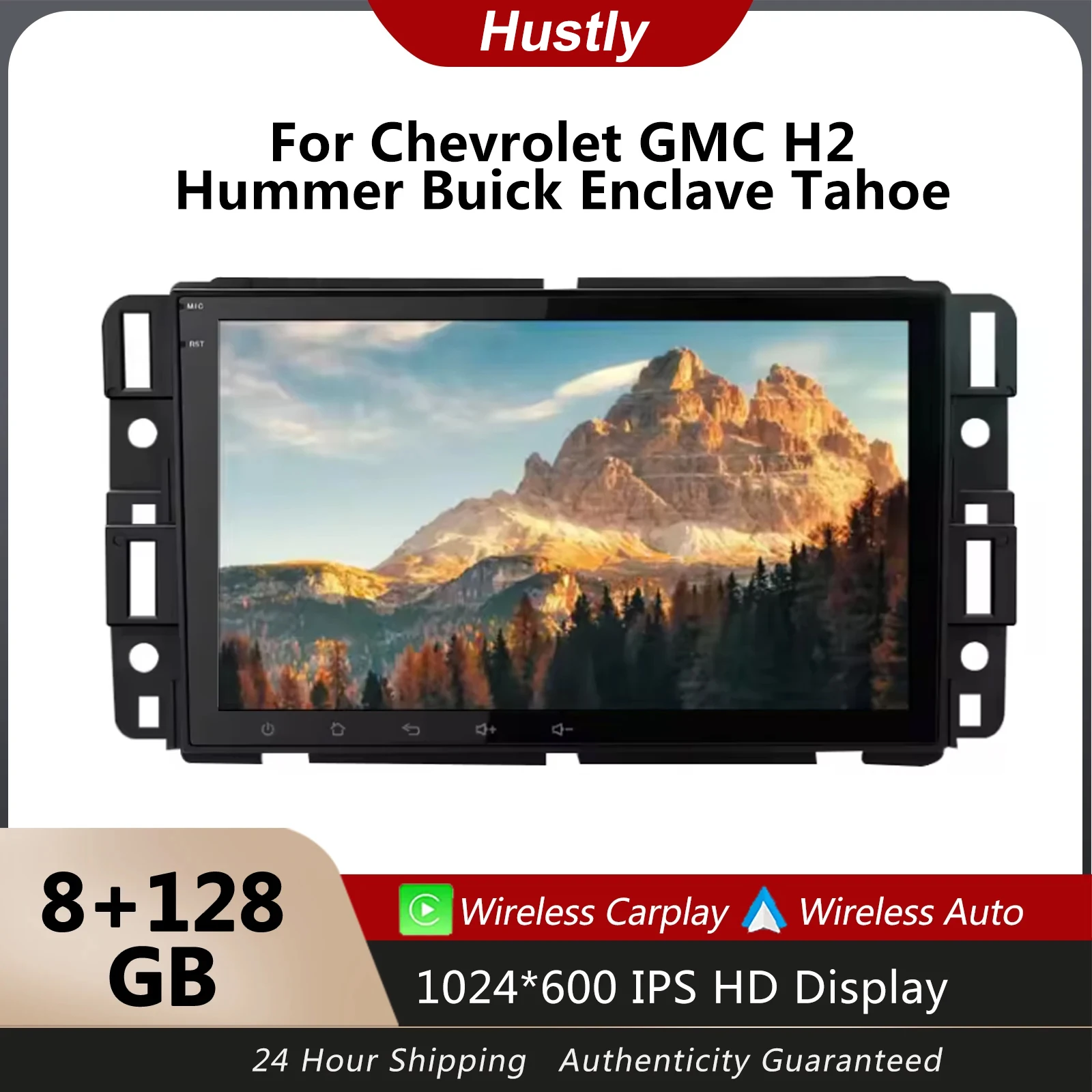 CarPlay Android Car Radio for Chevrolet, GMC, H2, Hummer, Buick Enclave, Tahoe In-Car Multimedia Player with GPS Navigation 4G
CarPlay Android Car Radio for Chevrolet, GMC, H2, Hummer, Buick Enclave, Tahoe In-Car Multimedia Player with GPS Navigation 4G