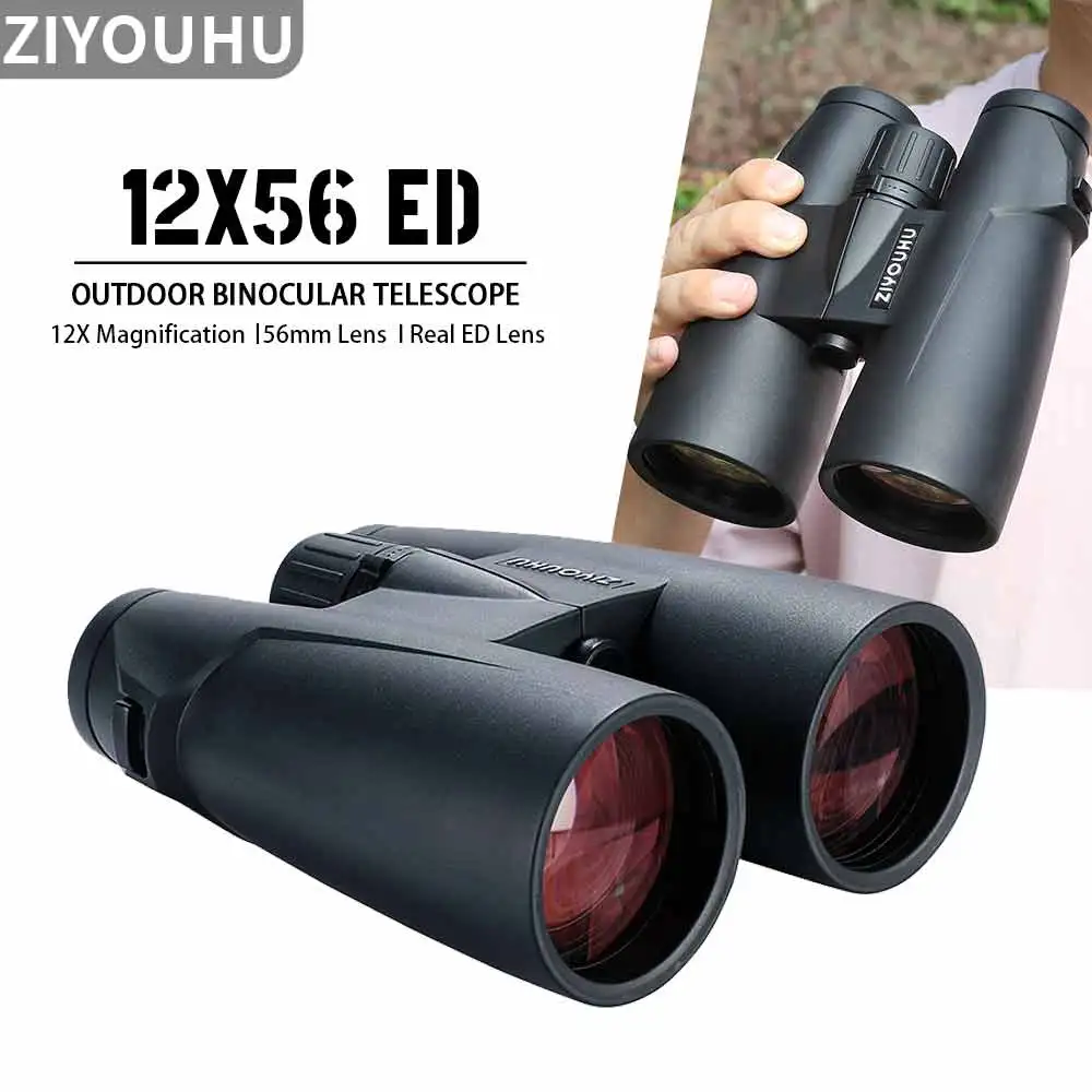 Outdoor Ultra HD 12x56ED Binoculars Professional ED Lens Telescope for Camping Travel High Multiplier Nitrogen-Filled Waterproof
Outdoor Ultra HD 12x56ED Binoculars Professional ED Lens Telescope for Camping Travel High Multiplier Nitrogen-Filled Waterproof