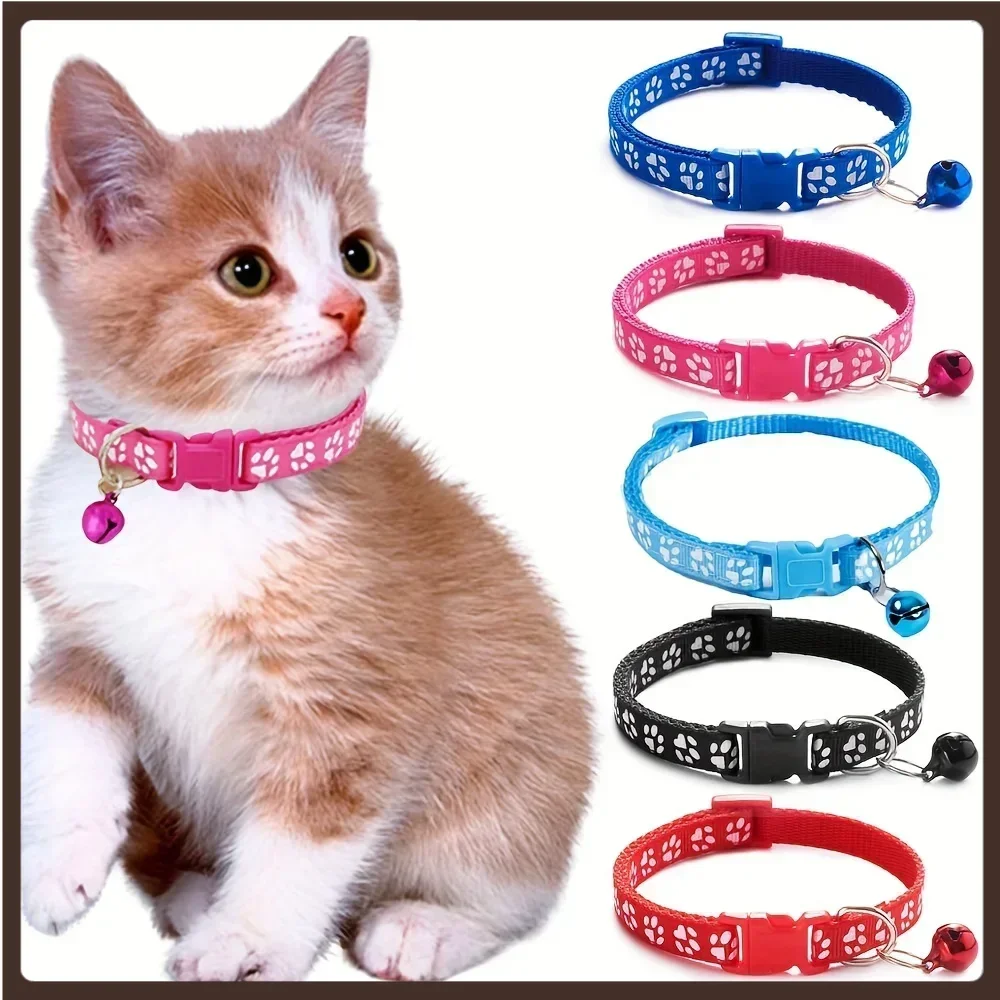 Fashion Pet Cats Collar Colorful Pattern Cute Bell Adjustable Collars For Cats Kitten DIY Ring Necklace Pet Accessories
Fashion Pet Cats Collar Colorful Pattern Cute Bell Adjustable Collars For Cats Kitten DIY Ring Necklace Pet Accessories