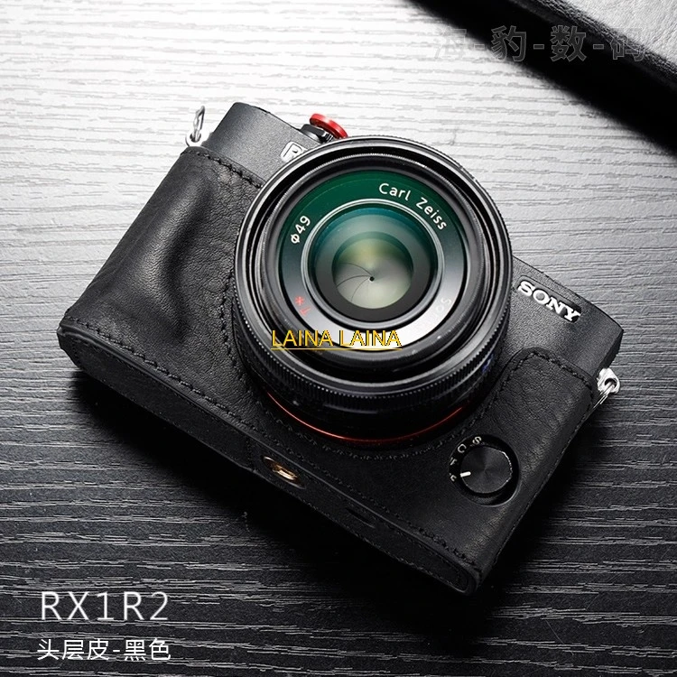 Genuine Leather Photo Camera Case Half Body Bag Bottom Cover For SONY RX1R2 RX1RM2 RX1R II Open Battery Design Protective sleeve
Genuine Leather Photo Camera Case Half Body Bag Bottom Cover For SONY RX1R2 RX1RM2 RX1R II Open Battery Design Protective sleeve