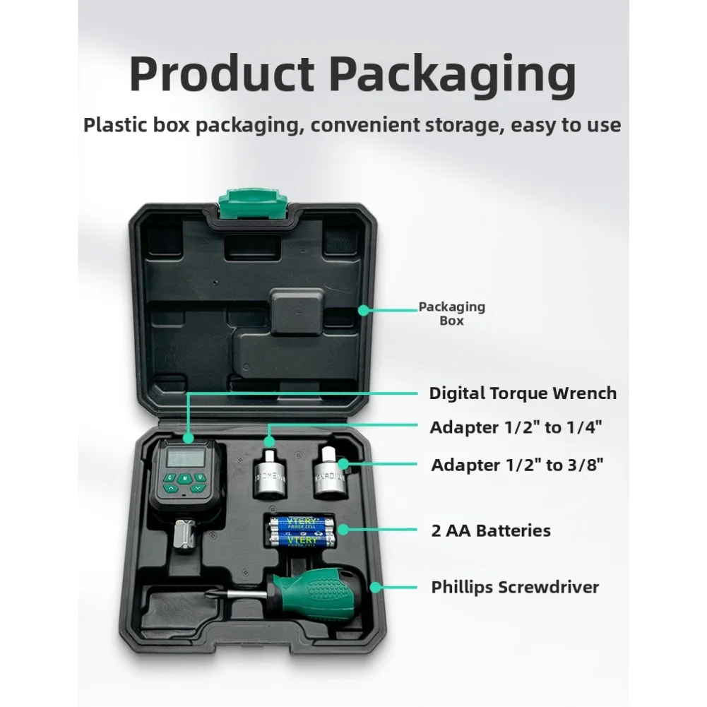 For Automotive Repair Digital Torque User Friendly Torque Display Peak And Track Modes N m, Lb ft, Lb in, Kg cm Units
For Automotive Repair Digital Torque User Friendly Torque Display Peak And Track Modes N m, Lb ft, Lb in, Kg cm Units