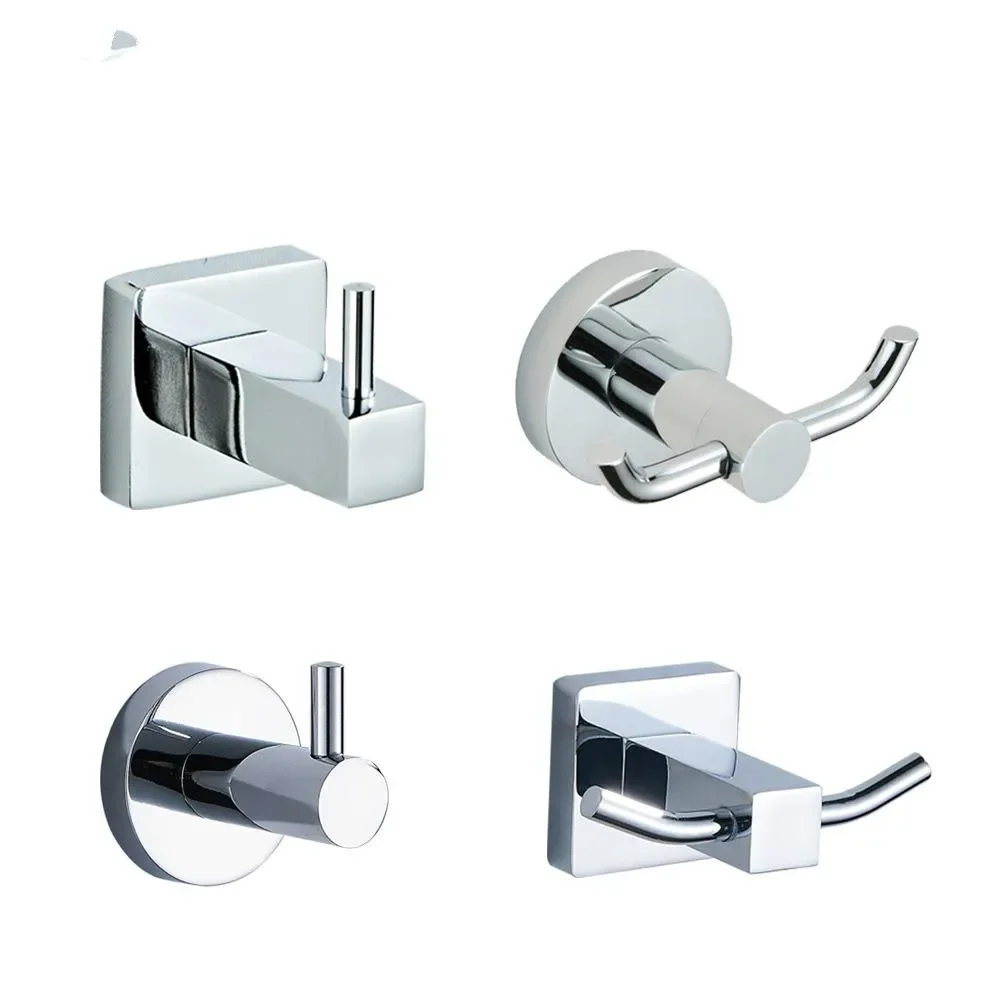 Stainless steel chrome single towel hook hook bathroom accessories family of four
Stainless steel chrome single towel hook hook bathroom accessories family of four