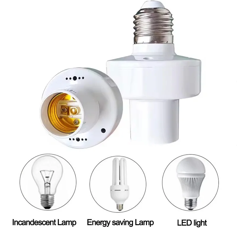 Smart Lamp Holder Bedroom Kitchen Light Switch Home Lighting Automation Gear For E27 Lamp Socket Bedroom Kitchen Light Switch
Smart Lamp Holder Bedroom Kitchen Light Switch Home Lighting Automation Gear For E27 Lamp Socket Bedroom Kitchen Light Switch