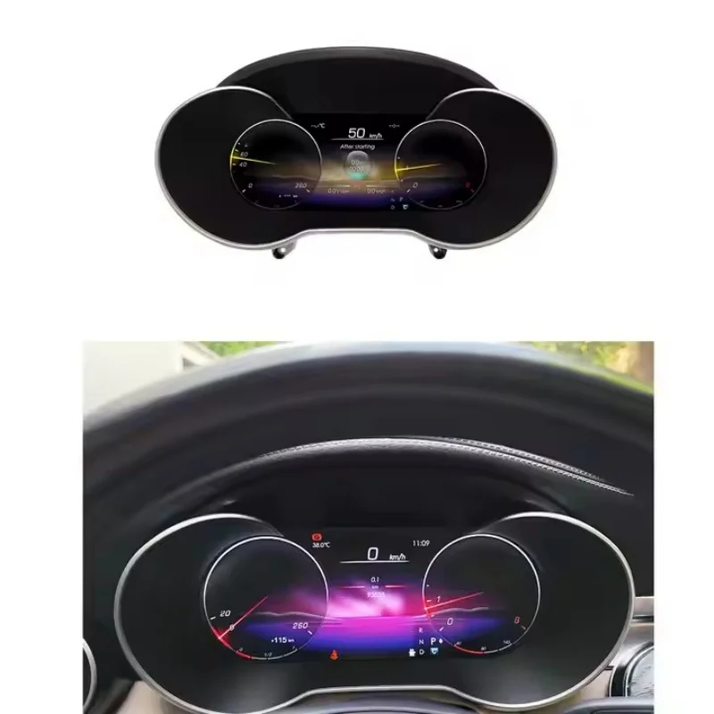 Цифровая приборная панель (виртуальный кокпит) для Mercedes-Benz GLC C-Class W205 2015-2021 с функцией CarPlay и автоматическим измерением скорости
Цифровая приборная панель (виртуальный кокпит) для Mercedes-Benz GLC C-Class W205 2015-2021 с функцией CarPlay и автоматическим измерением скорости