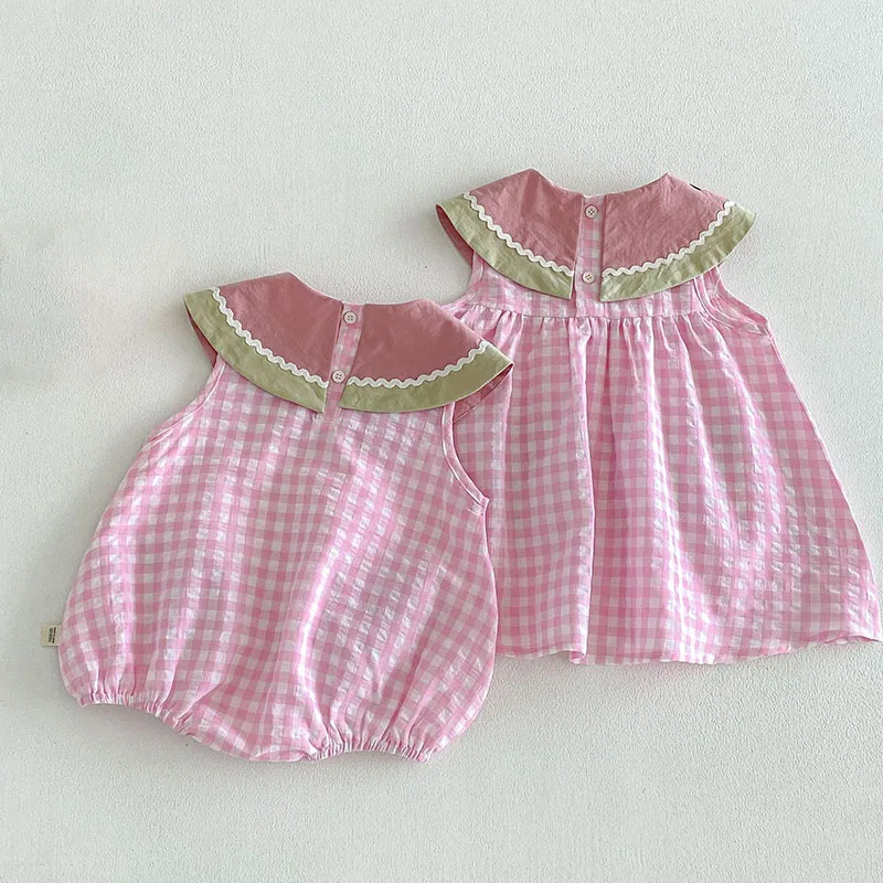 New Summer Baby Bodysuit 6-24M Sweet Cartoon Watermelon Girls One Piece Thin Loose Grid Toddler Clothes
New Summer Baby Bodysuit 6-24M Sweet Cartoon Watermelon Girls One Piece Thin Loose Grid Toddler Clothes