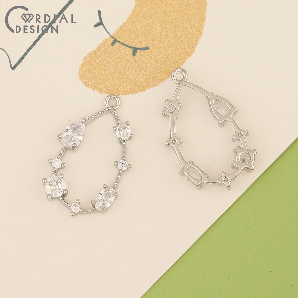 Cordial Design 50Pcs 16*25MM CZ Pendant/Earrings Accessories/Drop Shape/DIY Charms/Jewelry Findings & Components/Hand Made
Cordial Design 50Pcs 16*25MM CZ Pendant/Earrings Accessories/Drop Shape/DIY Charms/Jewelry Findings & Components/Hand Made
