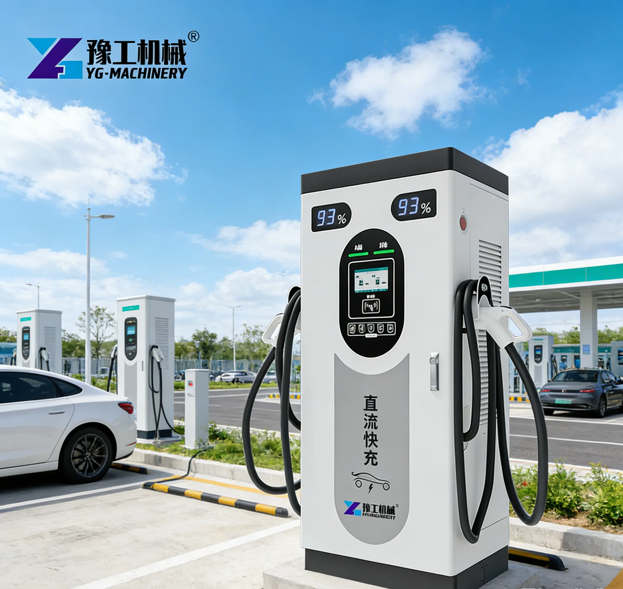 2025 New IP54 Double Gun 40kw-240kw Ocpp DC EV Electric Fast Charging Station CCS2 for Highway Floor-Mounted Charging Stations
2025 New IP54 Double Gun 40kw-240kw Ocpp DC EV Electric Fast Charging Station CCS2 for Highway Floor-Mounted Charging Stations