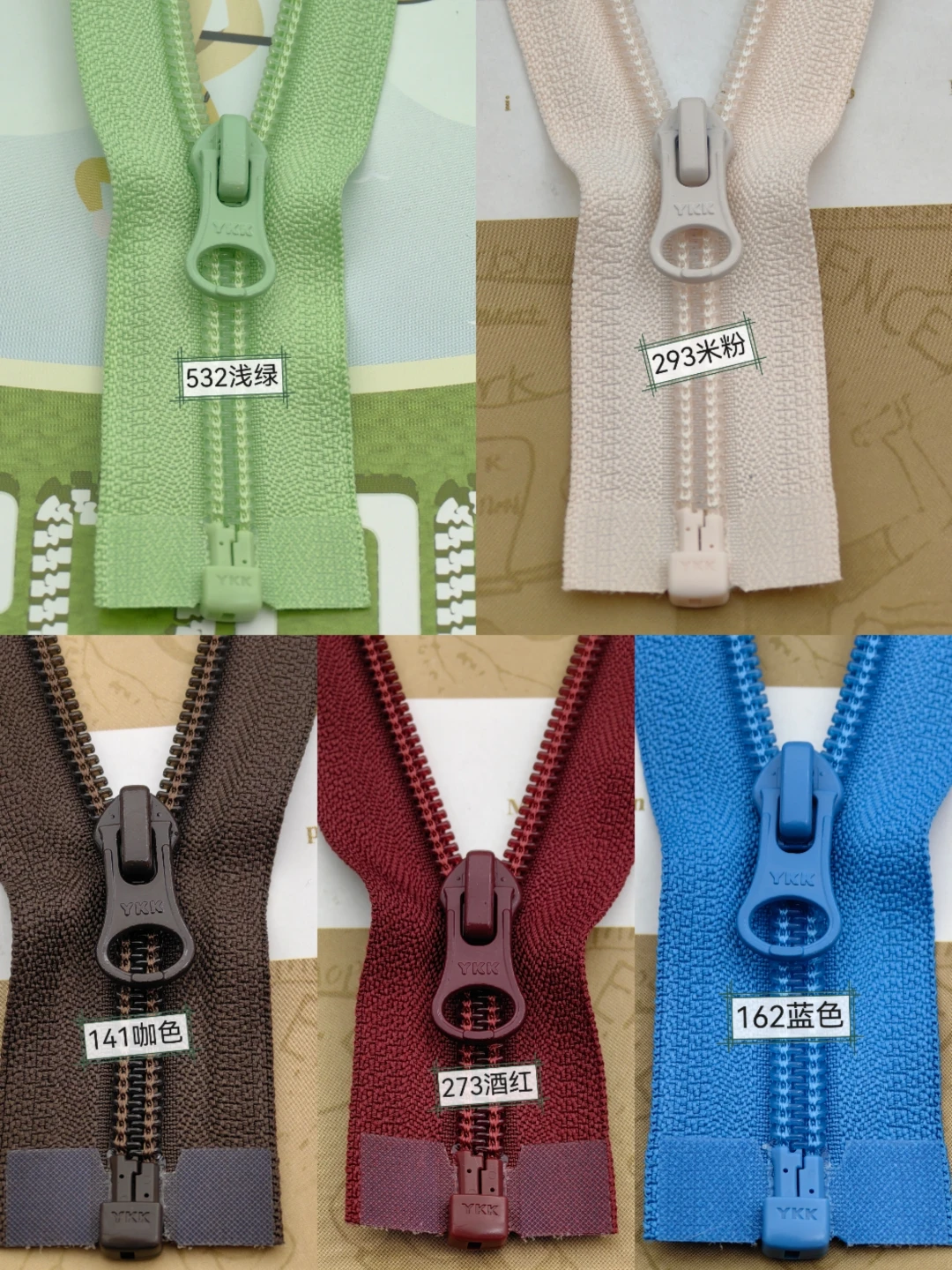 YKK5 Nylon Color Single Open Zipper Pink Blue Green Gray Sunscreen Clothing Skin 80cm
YKK5 Nylon Color Single Open Zipper Pink Blue Green Gray Sunscreen Clothing Skin 80cm