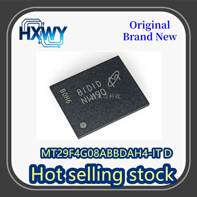 (2/20 pieces) MT29F4G08ABBDAH4-IT:D NW190 BGA63 memory chip, brand new and original.
(2/20 pieces) MT29F4G08ABBDAH4-IT:D NW190 BGA63 memory chip, brand new and original.