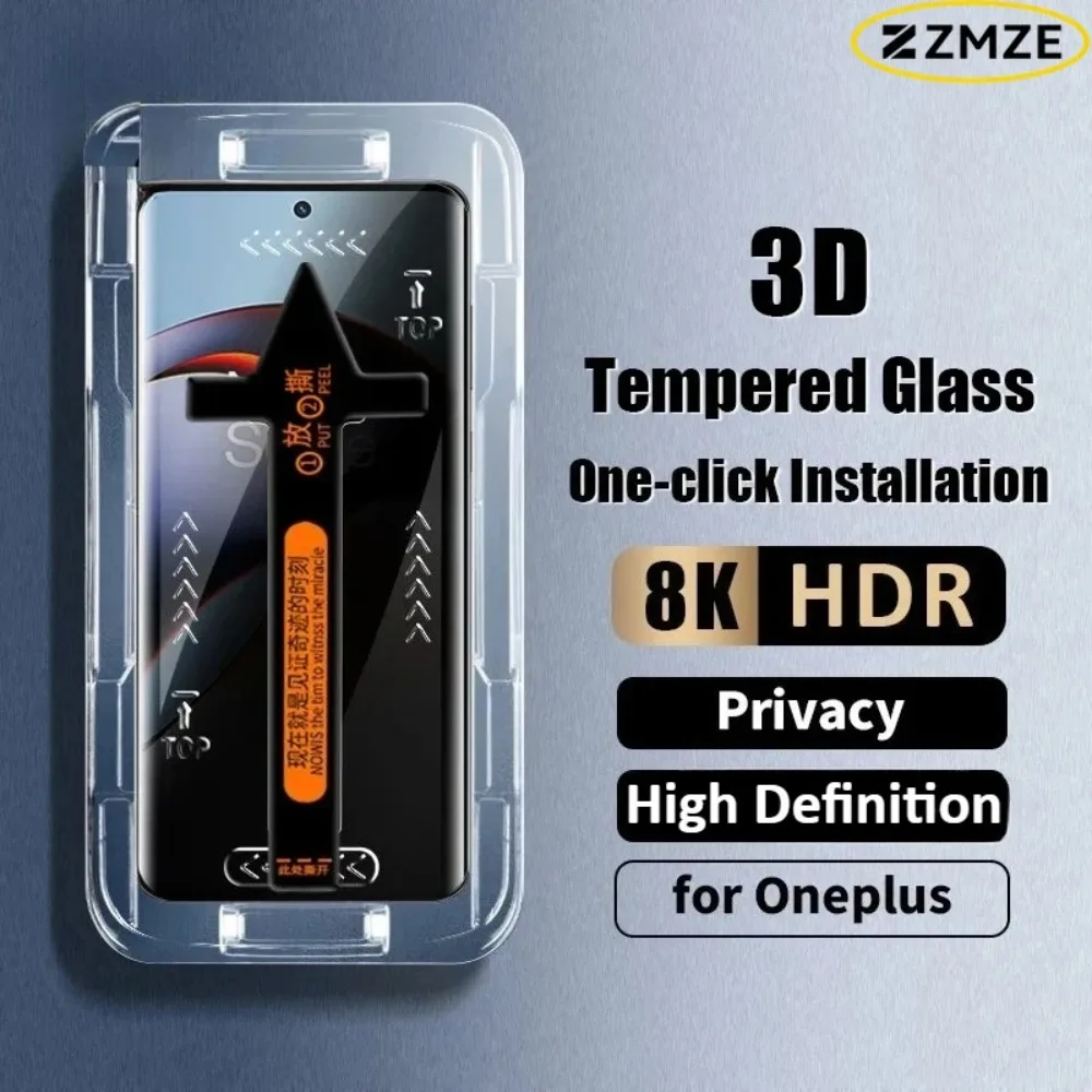 One-click Installation Privacy Glass or HD Glass for Oneplus 13 12 11 10 Pro 12R 11R Ace 3 2 Pro Screen Protector 3D Hot-Bending
One-click Installation Privacy Glass or HD Glass for Oneplus 13 12 11 10 Pro 12R 11R Ace 3 2 Pro Screen Protector 3D Hot-Bending