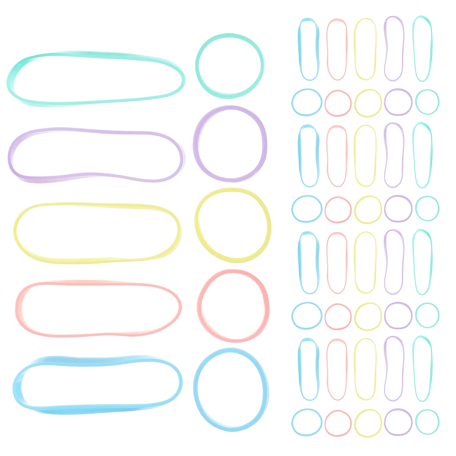 1 set High Elasticity Hair Bands Macaron Color Disposable Rubber Ties for Thick Hair Small Elastic Bands Riding Accessories
1 set High Elasticity Hair Bands Macaron Color Disposable Rubber Ties for Thick Hair Small Elastic Bands Riding Accessories