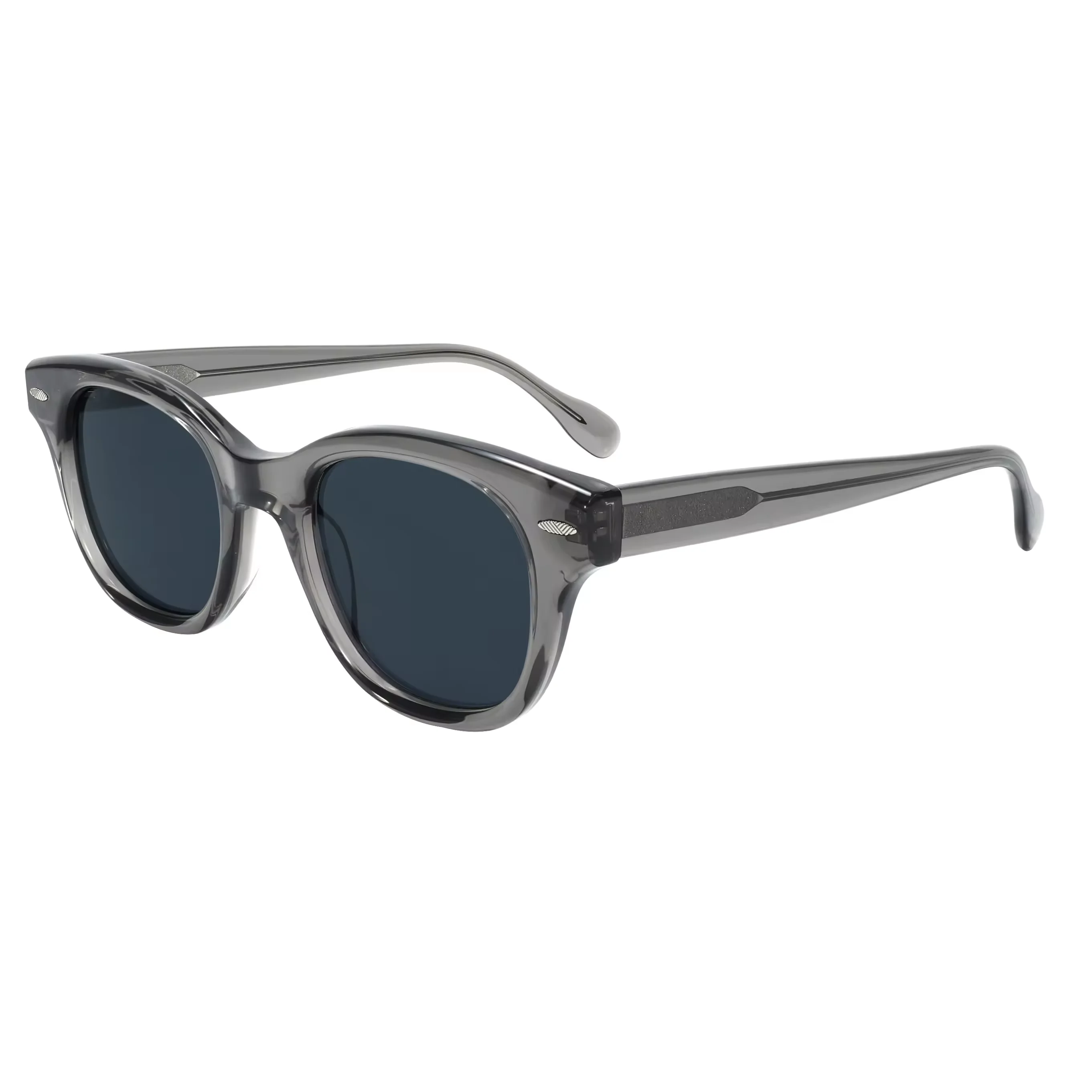 VZONE Transparent Grey Acetate Sunglasses Vintage Rivet UV400 Non Polarized Lens High Quality Unisex Sun Glasses
VZONE Transparent Grey Acetate Sunglasses Vintage Rivet UV400 Non Polarized Lens High Quality Unisex Sun Glasses