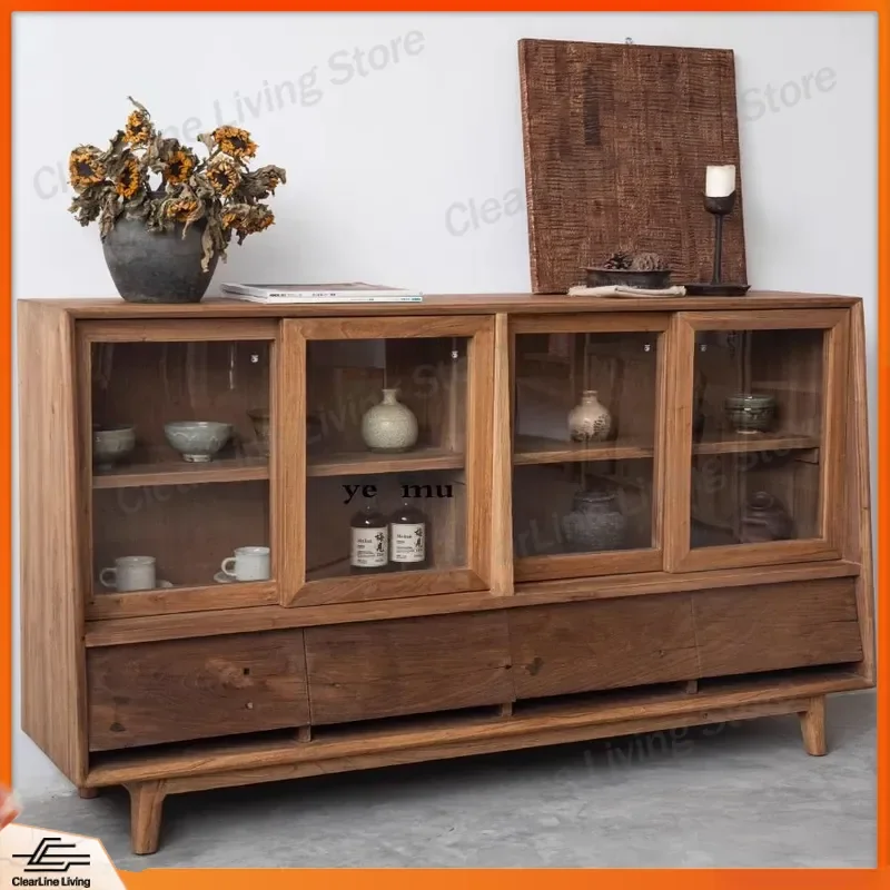 Solid Wood Wine Cabinet for Living Room Dining Room
Solid Wood Wine Cabinet for Living Room Dining Room