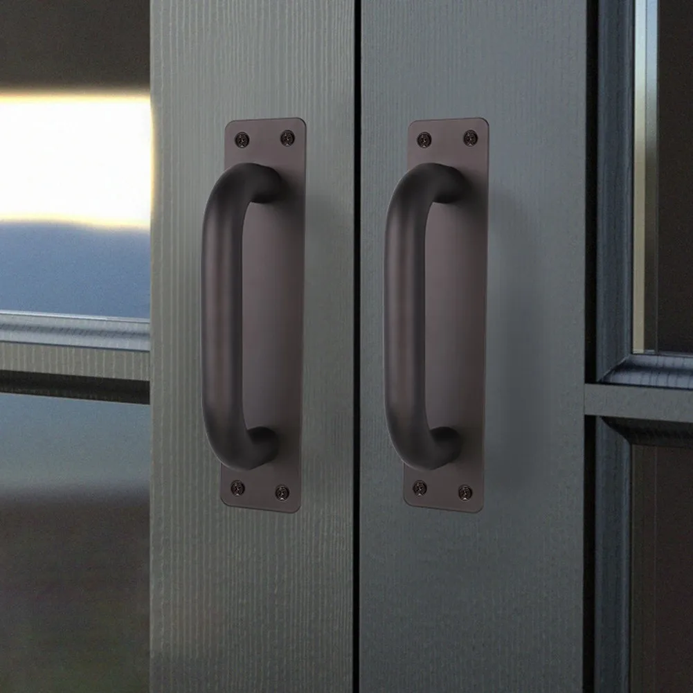 New Handle Sliding Door Push Silver Stainless Steel For Gate Toilet Hardware Heavy Duty Holder 200*65mm Barn Black Closet
New Handle Sliding Door Push Silver Stainless Steel For Gate Toilet Hardware Heavy Duty Holder 200*65mm Barn Black Closet