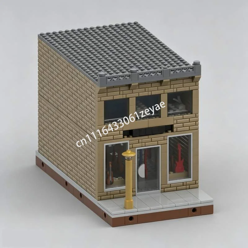 459 PCS Downtown Music Store MOC Creative Street View Model Custom Puzzles Architecture DIY Education Assembly Toy Gift Blocks
459 PCS Downtown Music Store MOC Creative Street View Model Custom Puzzles Architecture DIY Education Assembly Toy Gift Blocks