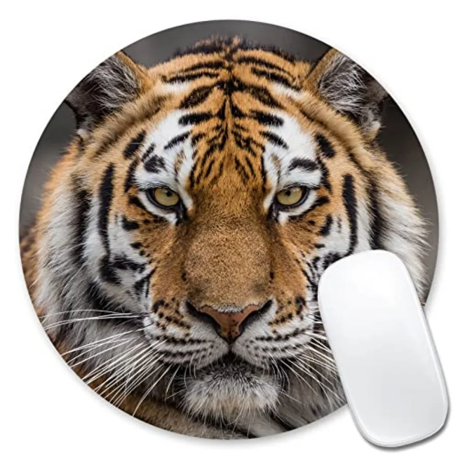 Mouse Pad Siberian Tiger Non-Slip Mouse Mat Round Rubber Mouse Pads for Home Office Desk Laptop Computer Mousepad
Mouse Pad Siberian Tiger Non-Slip Mouse Mat Round Rubber Mouse Pads for Home Office Desk Laptop Computer Mousepad