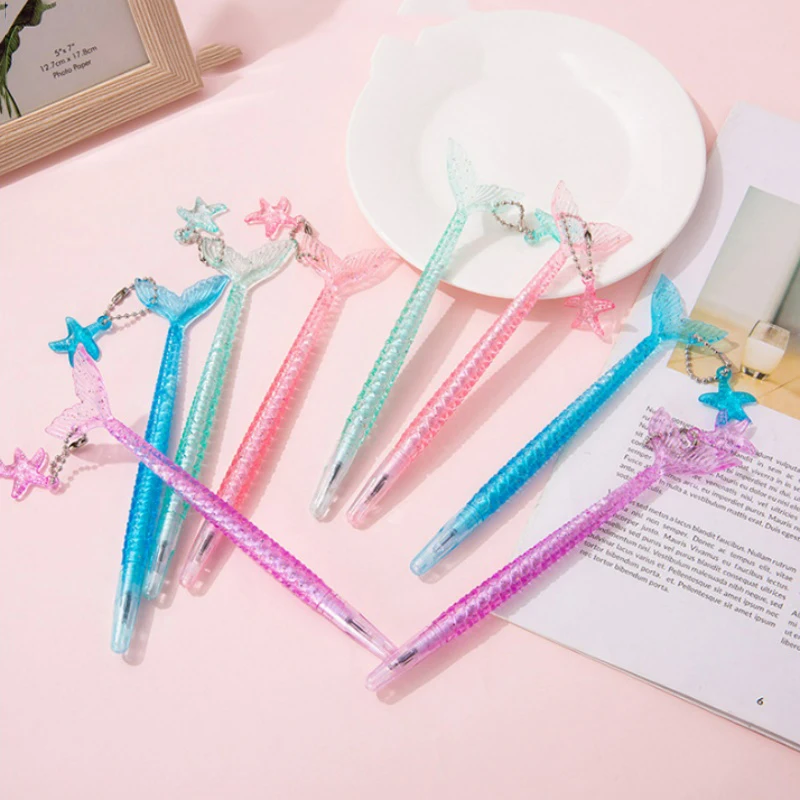 36pcs/lot Creative Fish Tail Pendant Gel Pen Cute 0.5mm Black Ink Neutral Pens For Writing Office School Supplies
36pcs/lot Creative Fish Tail Pendant Gel Pen Cute 0.5mm Black Ink Neutral Pens For Writing Office School Supplies