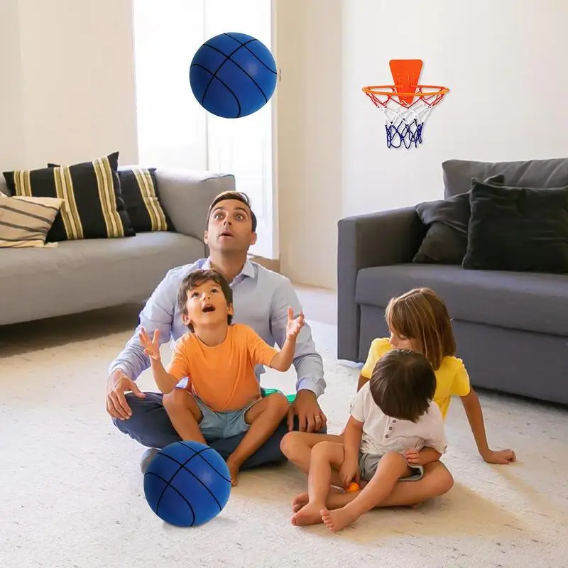 Noiseless Basketball No Sound Basketball Indoor With Hoop Soft Bounce Equipment No Noise Sport Ball For Home Gym Apartment Kids
Noiseless Basketball No Sound Basketball Indoor With Hoop Soft Bounce Equipment No Noise Sport Ball For Home Gym Apartment Kids