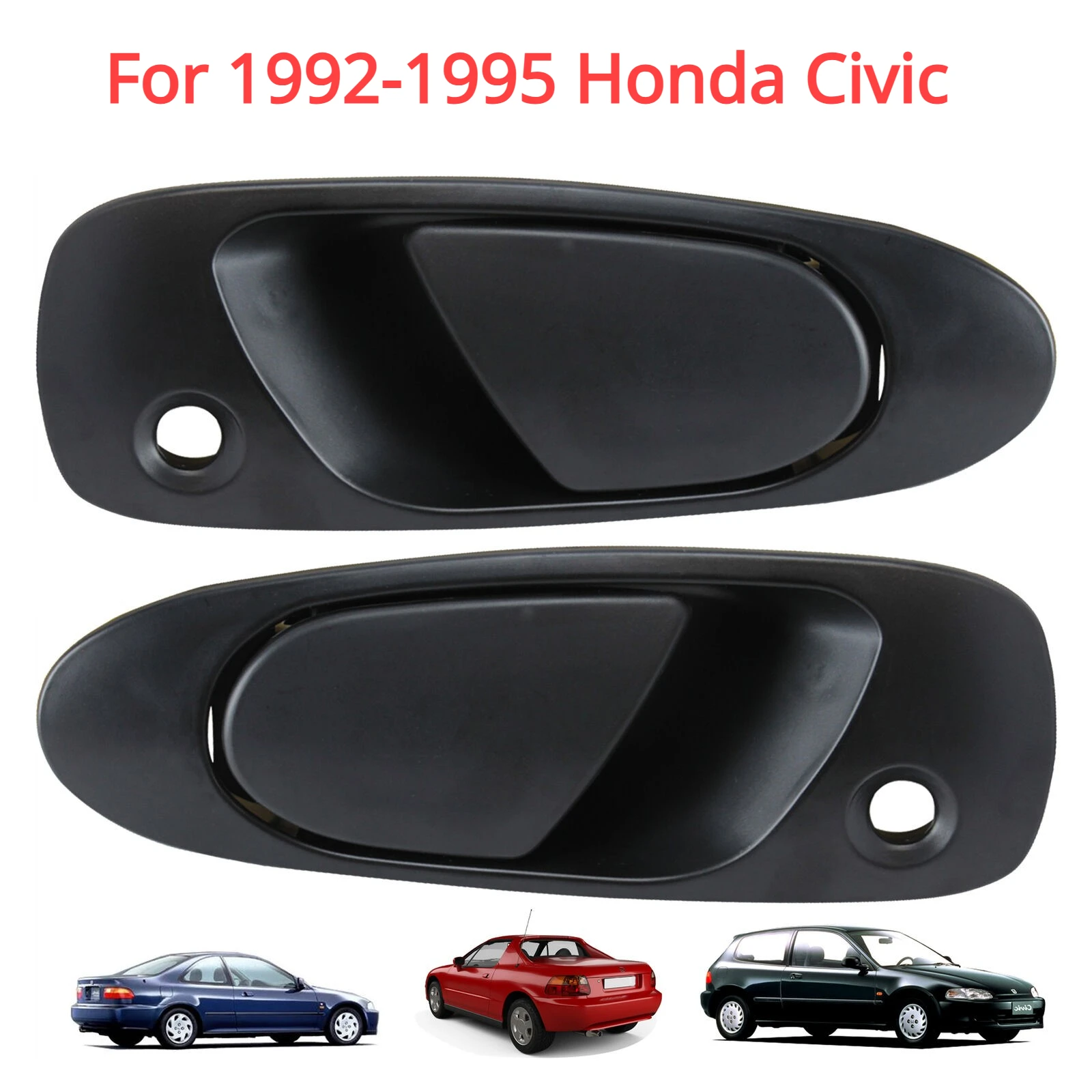New Door Handles Outside Exterior Front Rear LH & RH Piar Set for 1992-1995 Honda Civic 1992-1995 Civic Del Sol
New Door Handles Outside Exterior Front Rear LH & RH Piar Set for 1992-1995 Honda Civic 1992-1995 Civic Del Sol