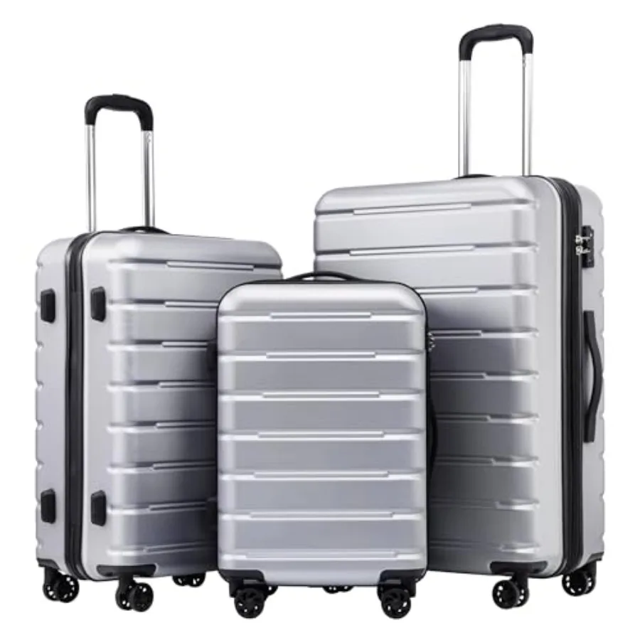 Coolife Luggage 3 Piece Set Suitcase Spinner ABS+PC Hardshell Lightweight TSA Lock USB Port 20in 24in 28in Carry on Expandable
Coolife Luggage 3 Piece Set Suitcase Spinner ABS+PC Hardshell Lightweight TSA Lock USB Port 20in 24in 28in Carry on Expandable