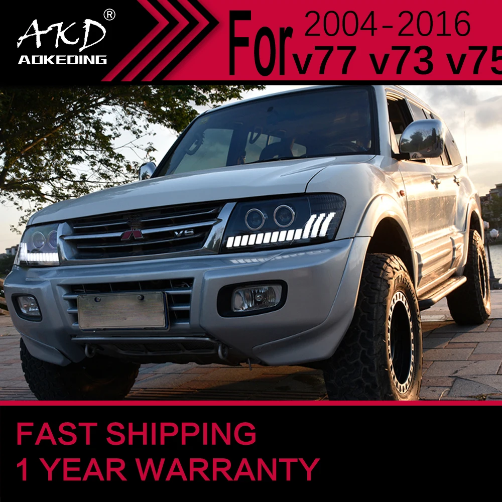 Автомобильные фары для Pajero V73 V75, светодиодные фары 2004-2016, лампа V77, линза проектора Drl, автомобильные аксессуары
Автомобильные фары для Pajero V73 V75, светодиодные фары 2004-2016, лампа V77, линза проектора Drl, автомобильные аксессуары