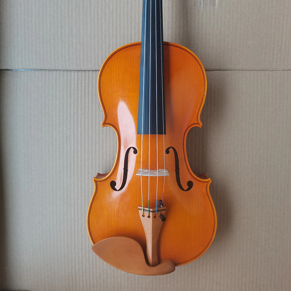 100% Professional Handmade yellow violin 4/4 Stradivarius Italian vintage oil varnish spruce Maple violino Student violin
100% Professional Handmade yellow violin 4/4 Stradivarius Italian vintage oil varnish spruce Maple violino Student violin