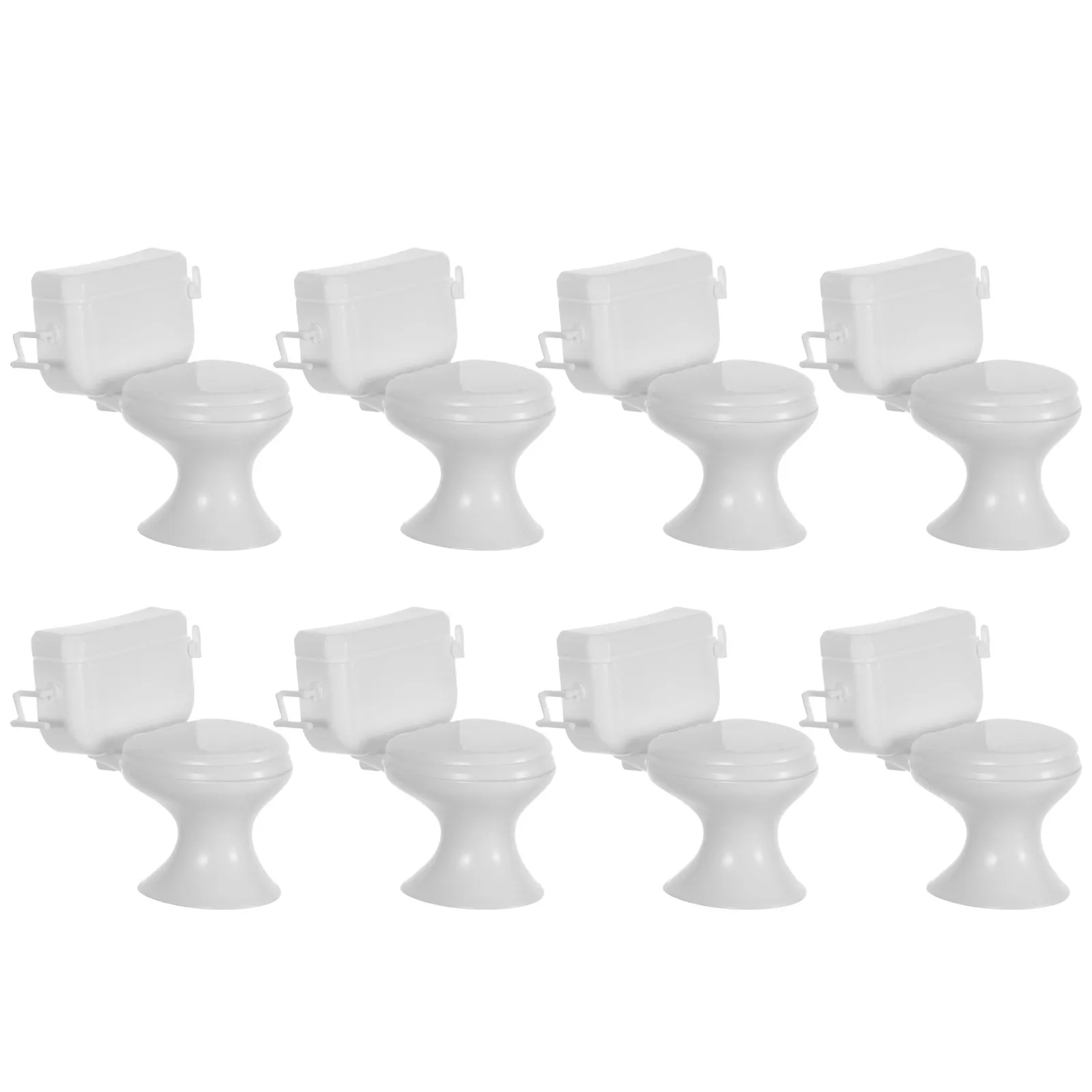 8Pcs Mini Bathroom Accessories Realistic Plastic Toilet Creative Design Smooth Surface Miniature Toilet House Decoration
8Pcs Mini Bathroom Accessories Realistic Plastic Toilet Creative Design Smooth Surface Miniature Toilet House Decoration