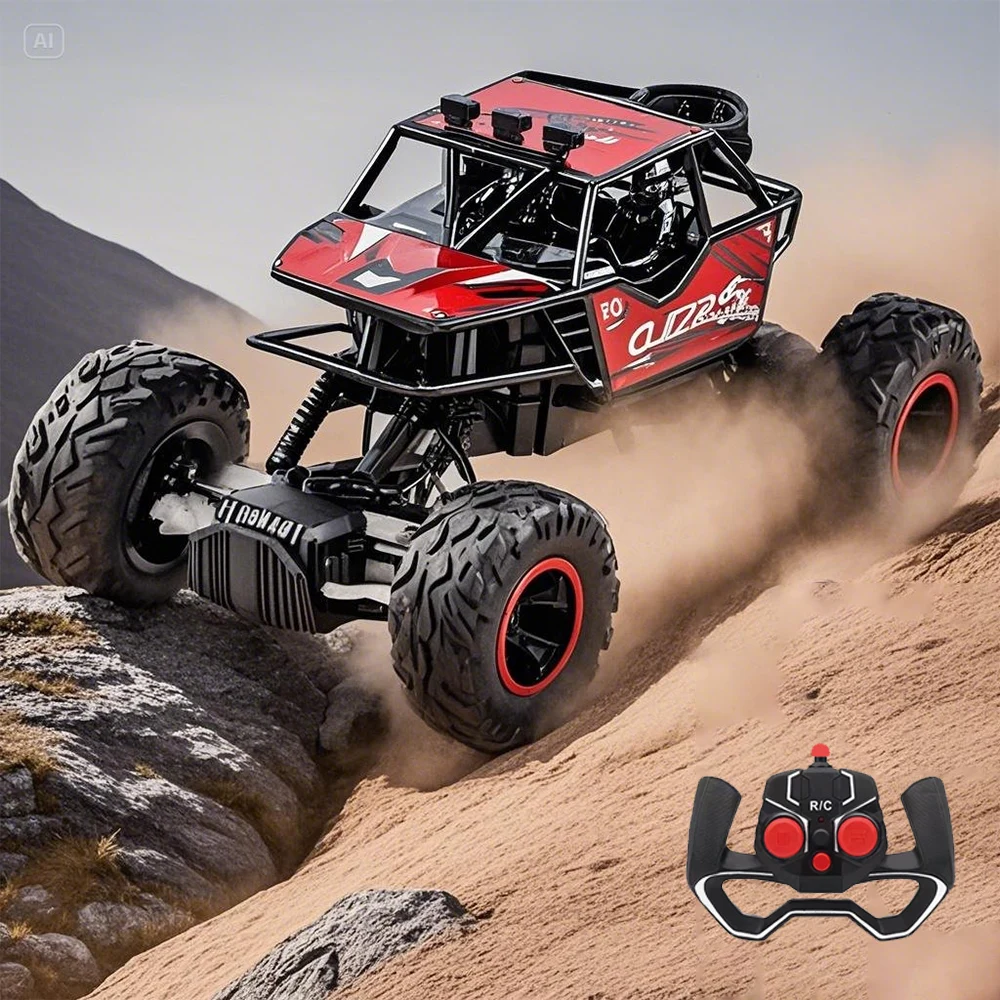 2.4g Remote-Controlled Alloy Off-Road Vehicle With Long-Distance Lighting, Climbing Monster Children'S Racing Toy Car, Kids Gift
2.4g Remote-Controlled Alloy Off-Road Vehicle With Long-Distance Lighting, Climbing Monster Children'S Racing Toy Car, Kids Gift