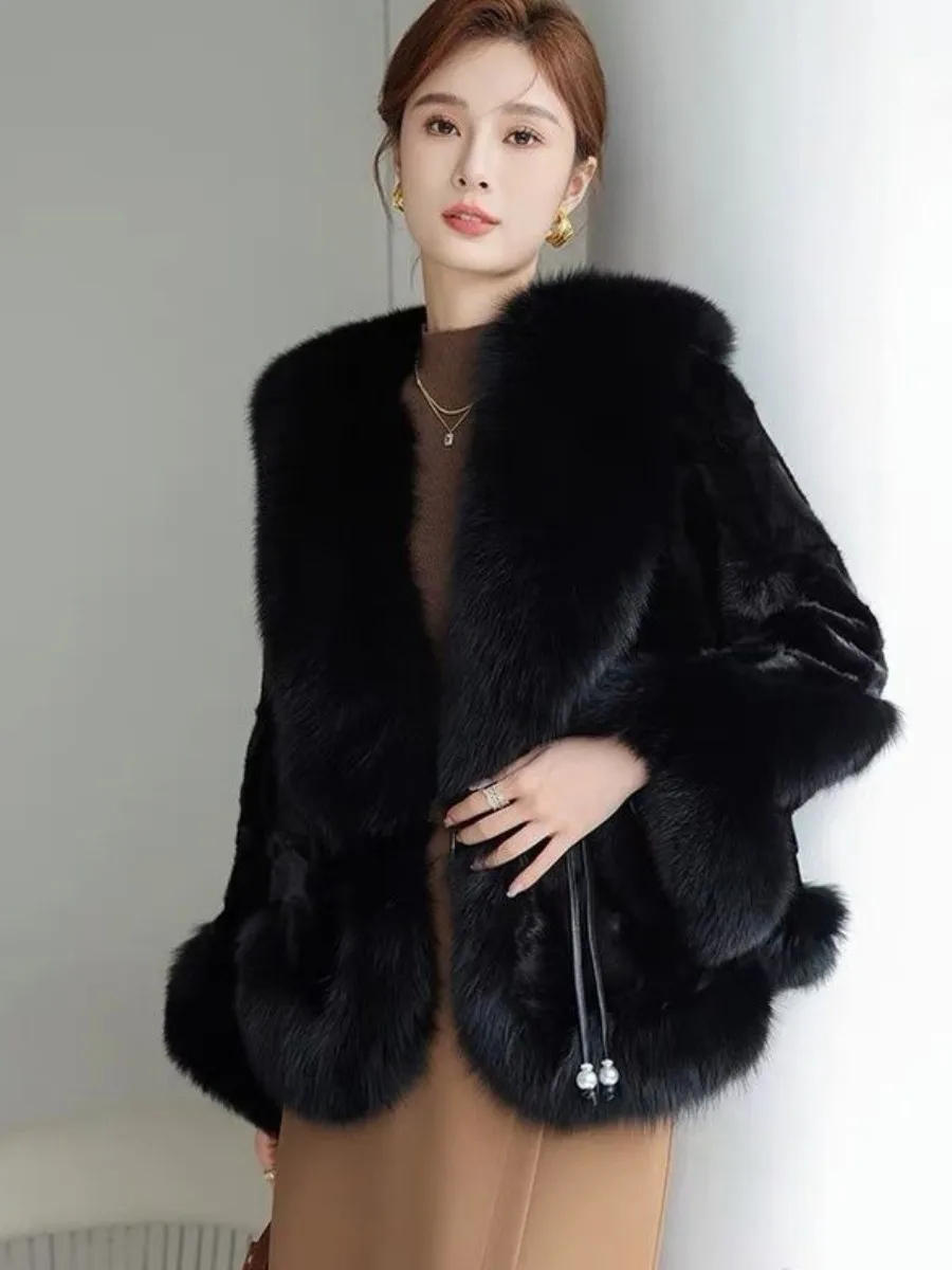 Ning Fur Coat Women's Fashionable Winter Luxury New Style Knee Protection Health Ring Elegant And Outerwear
Ning Fur Coat Women's Fashionable Winter Luxury New Style Knee Protection Health Ring Elegant And Outerwear