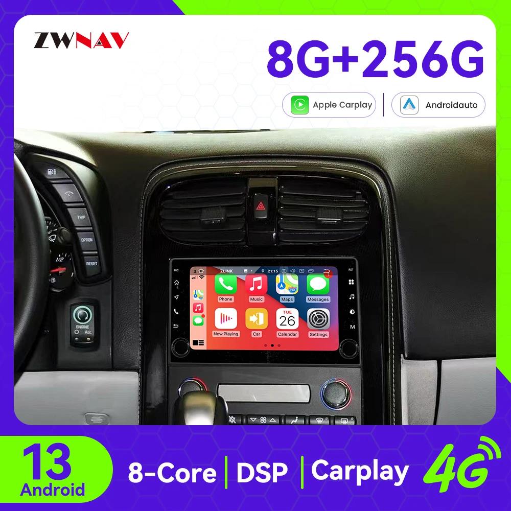 For Corvette C6 2005-2013 Carplay Audio Radio Multimedia Player Car Stereo Head Unit Android 13.0 Upgrade 8 Inch HD Touch Screen
For Corvette C6 2005-2013 Carplay Audio Radio Multimedia Player Car Stereo Head Unit Android 13.0 Upgrade 8 Inch HD Touch Screen