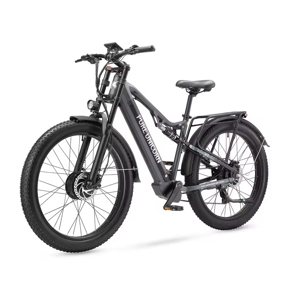 U7 Adult Electric Bicycle 1000W * 2 Dual Motors 48V 19.2Ah Battery EBike 27.5-Inch Fat Tires All-Terrain EBicycle
U7 Adult Electric Bicycle 1000W * 2 Dual Motors 48V 19.2Ah Battery EBike 27.5-Inch Fat Tires All-Terrain EBicycle