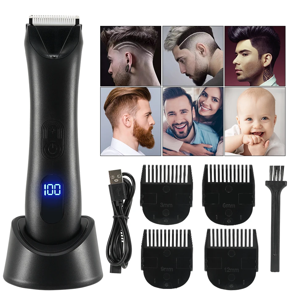 New Groin Area Hair Trimmer Lawn Mower Ceramic Blade Waterproof Wet Dry Clippers Pubic Armpit Body Hair Ultimate Hygiene Razor
New Groin Area Hair Trimmer Lawn Mower Ceramic Blade Waterproof Wet Dry Clippers Pubic Armpit Body Hair Ultimate Hygiene Razor